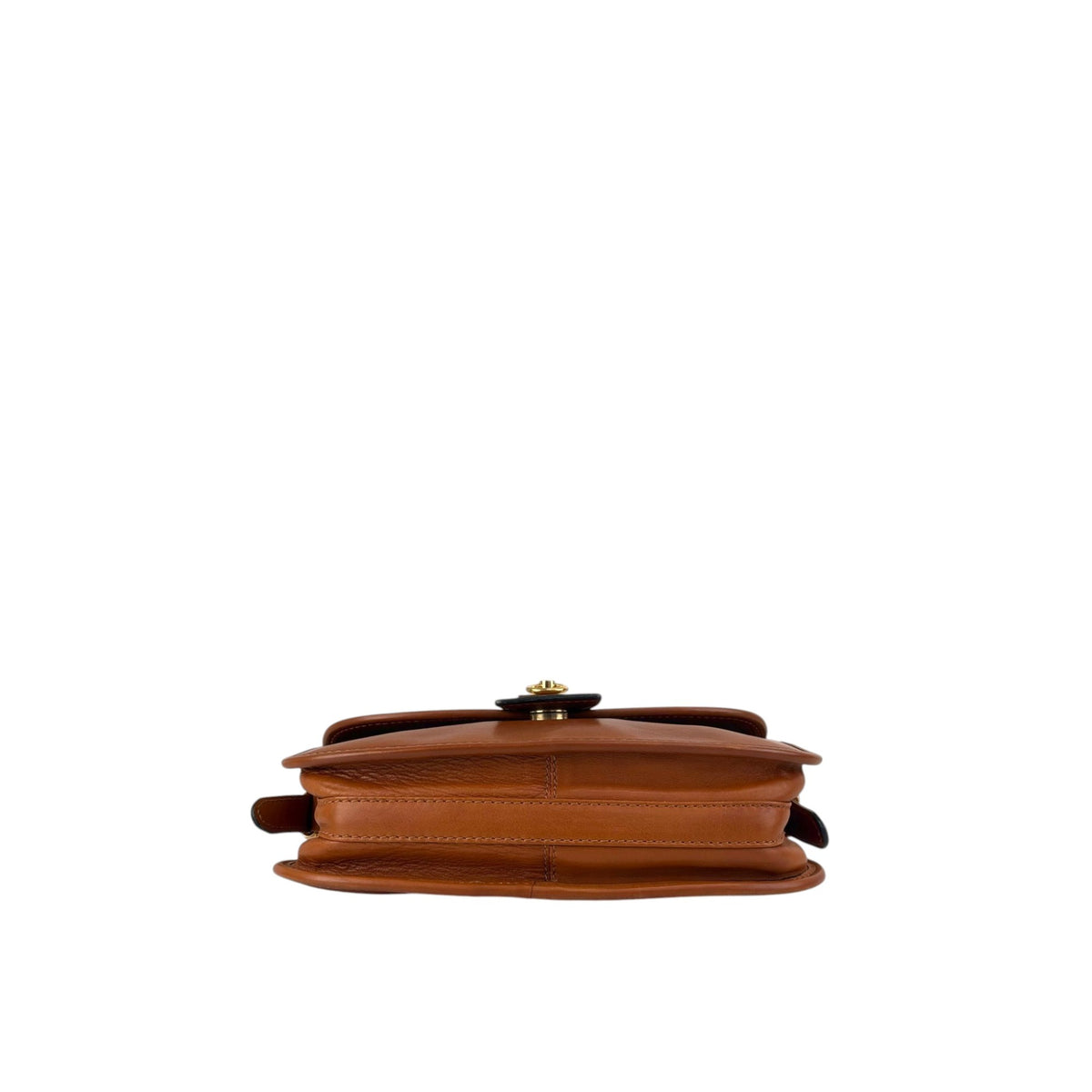 CELINE Gancini Shoulder bag Brown Vintage myaerh