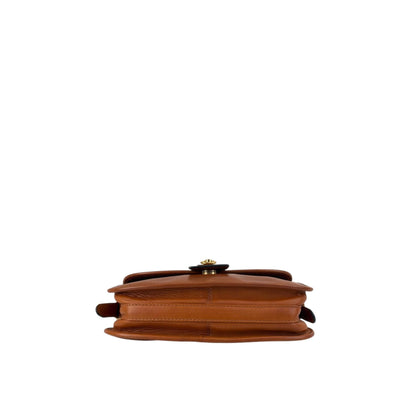 CELINE Gancini Shoulder bag Brown Vintage myaerh