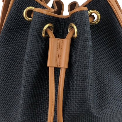 Yves Saint Laurent Drawstring Shoulder bag Black Vintage bnv4u7