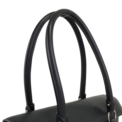 Salvatore Ferragamo Gancini Handbag Black Vintage b236p8