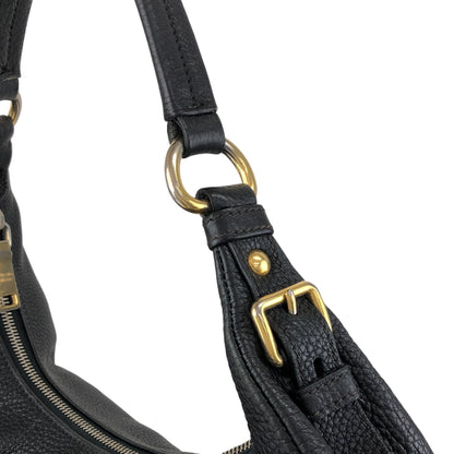 PRADA Logo Shoulder bag Black Vintage 85ce8c