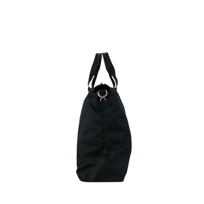 PRADA Tessuto Triangle Logo Two-way Totebag Shoulder bag Black Vintage zdgz8g