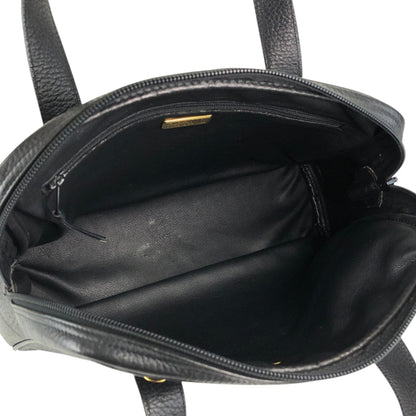 Christian Dior CD Logo Two-way Handbag Shoulder bag Black Vintage 68z4cp