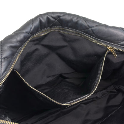 Salvatore Ferragamo Vala Ribbon Chain Shoulder bag Black Vintage 8dgp7p