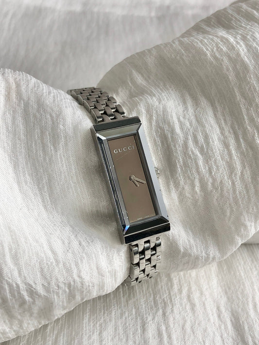 GUCCI Watch Silver 127.5 Vintage inj62x