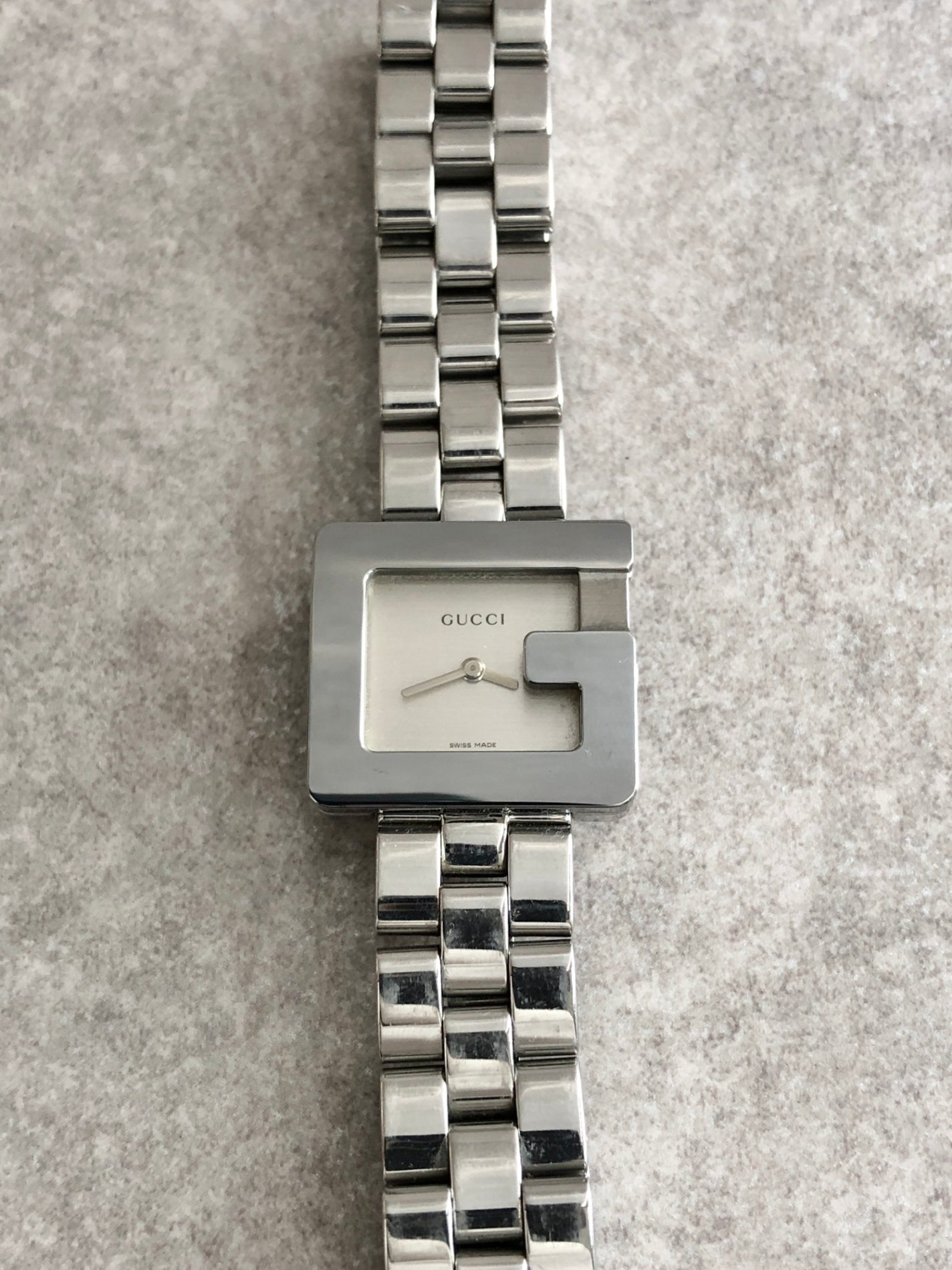 GUCCI Watch Silver 3600L Vintage ksnsc7