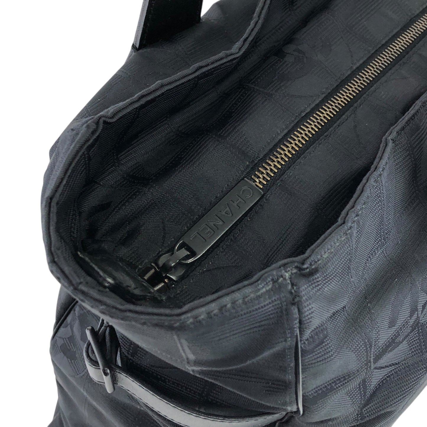 CHANEL New Travel Line Totebag Black Vintage udc3tm