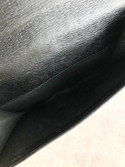 GUCCI Jackie Folded Wallet Black 035・3661・2169 Vintage p7c8tb