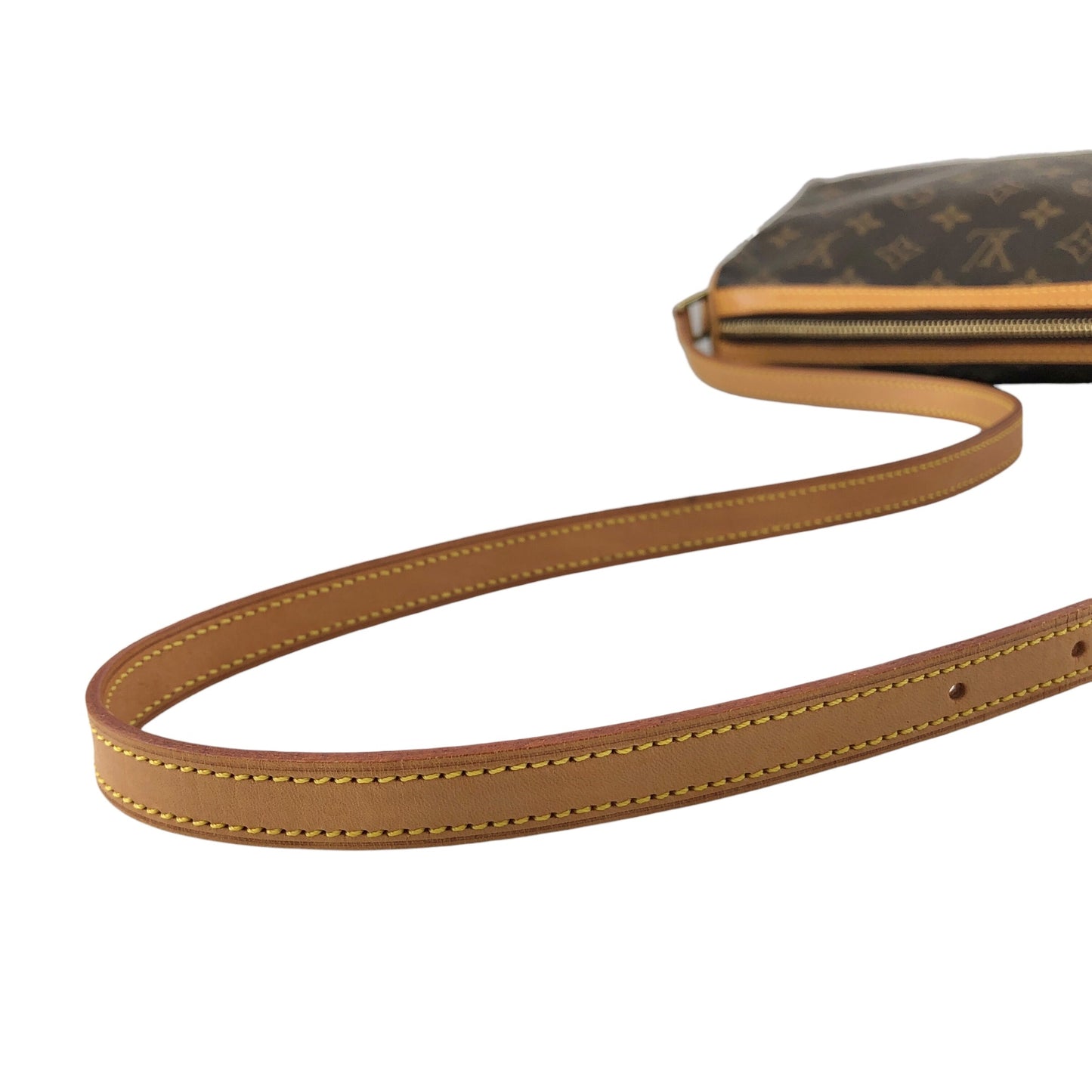 LOUIS VUITTON Monogram Shoulder bag Brown M51348 Vintage u4mwdk