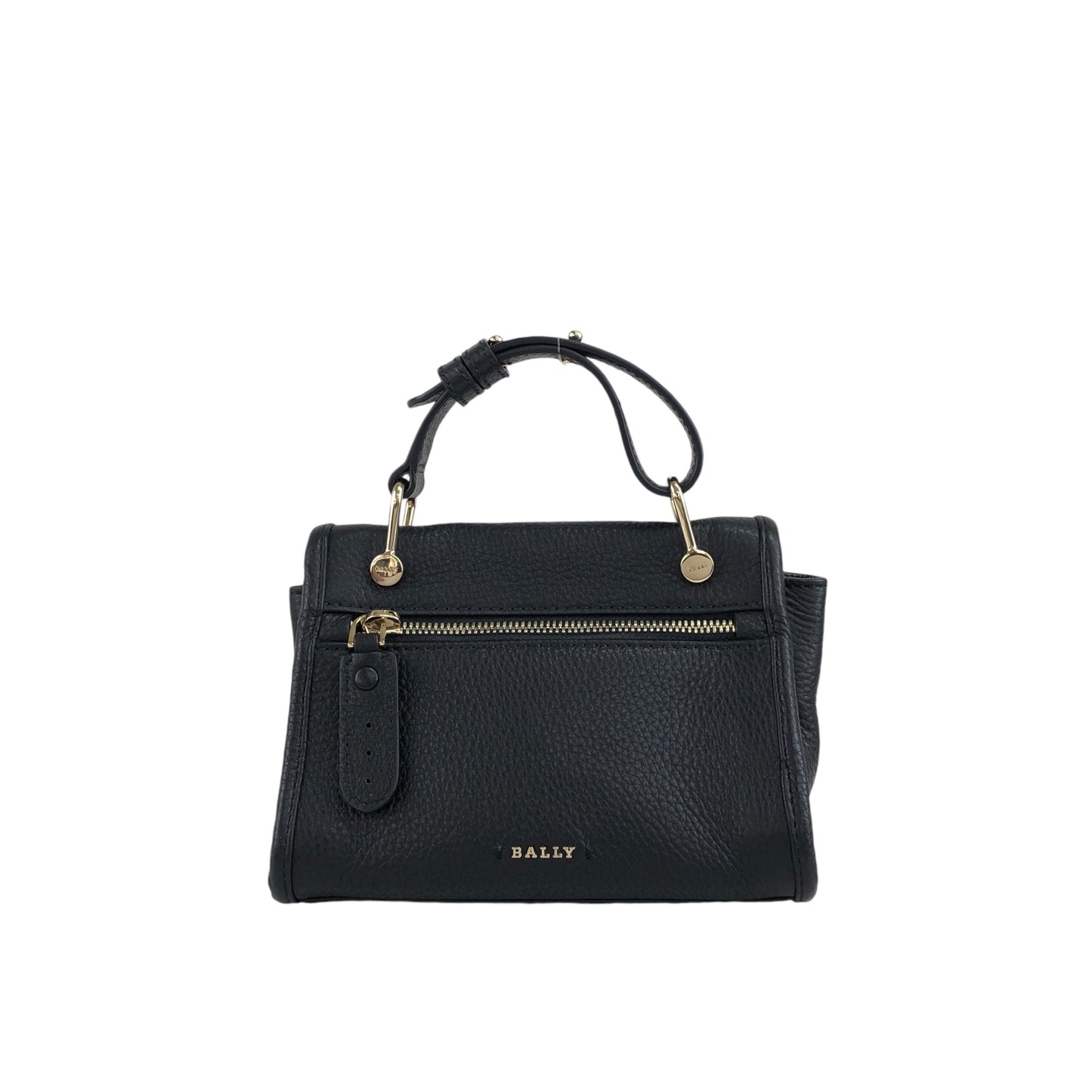 BALLY 雙向小號手提包單肩包黑色復古 zgiefw