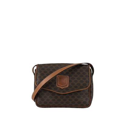 CELINE Macadam Blason  Shoulder bag Brown Vintage t38p84