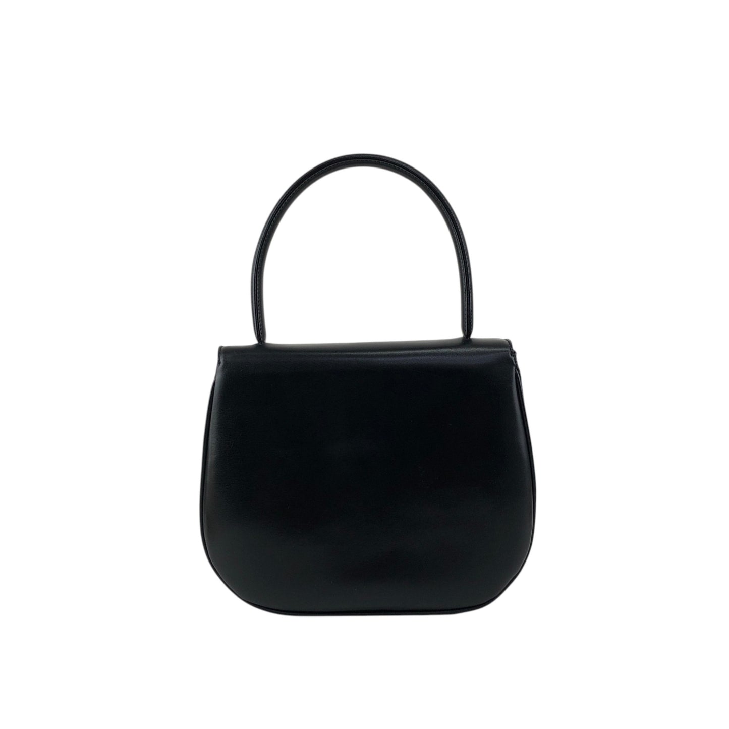 CELINE Starball Top Handle Handbag Black Vintage idde2j