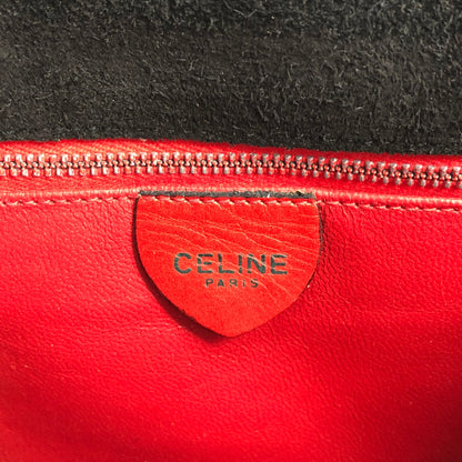CELINE Horse Bit Shoulder bag Black Vintage yffeiu