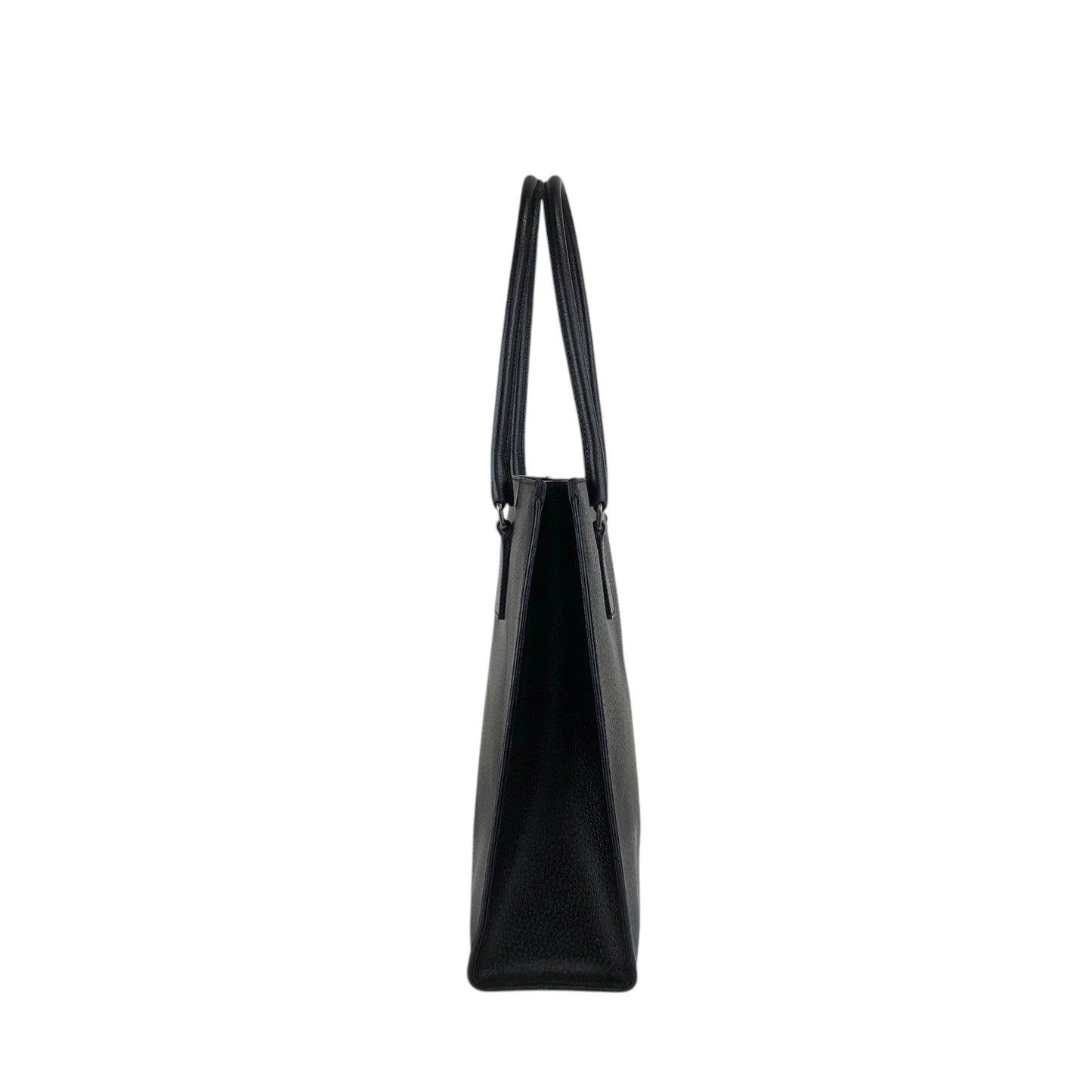 PRADA Triangle Logo Totebag Black Vintage gmc6dm