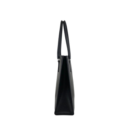 PRADA Triangle Logo Totebag Black Vintage gmc6dm