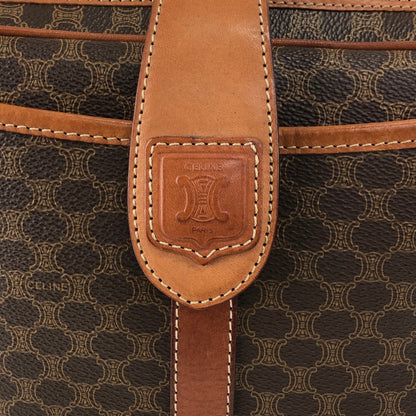 CELINE Macadam Blason Shoulder bag Brown Vintage whw3hb