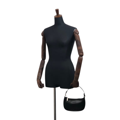 Yves Saint Laurent Logo Small Handbag Black Vintage bva8kv