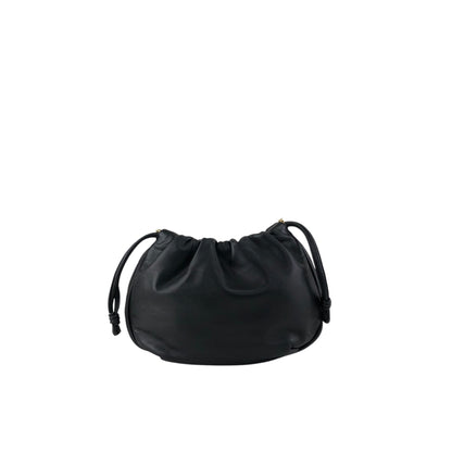 LOEWE Anagram Chain Shoulder bag Black Vintage nver62