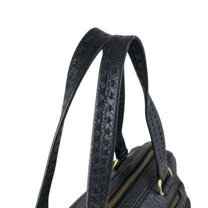 PRADA Triangle Logo Front Pocket Totebag Black Vintage 8vzd5r