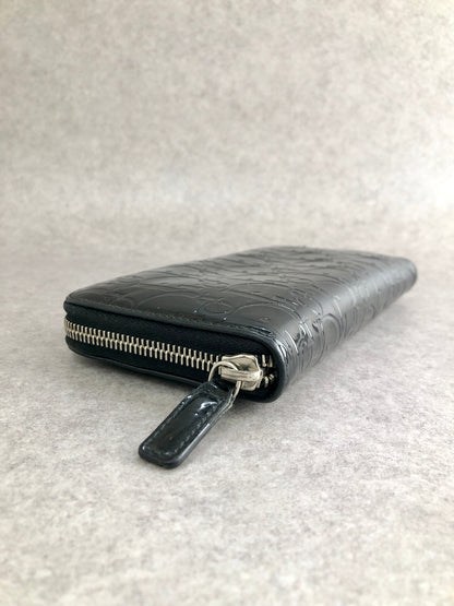 Christian Dior Trotter Long Wallet Black Vintage p6wn5e