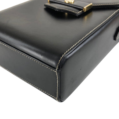 Christian Dior CD Logo Small Shoulder bag Black Vintage esfjwx