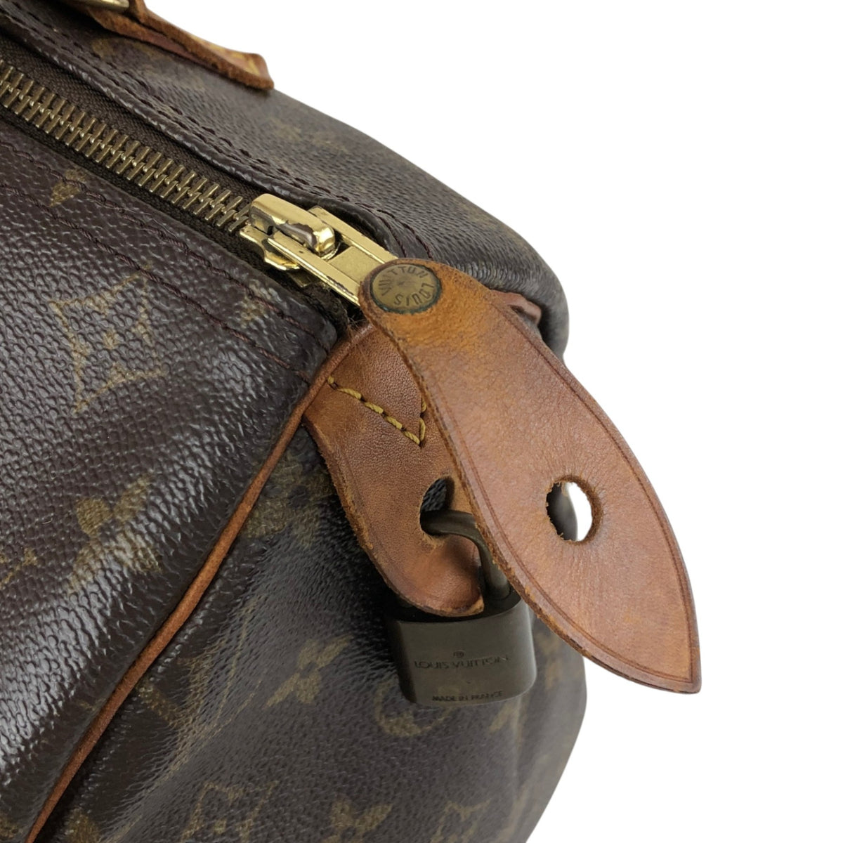LOUIS VUITTON Monogram Small Boston bag Handbag Brown Vintage v6mtpu