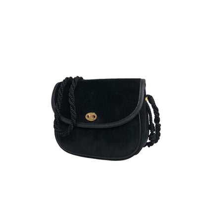 CELINE Blason Shoulder bag Black Vintage 2cgpj2