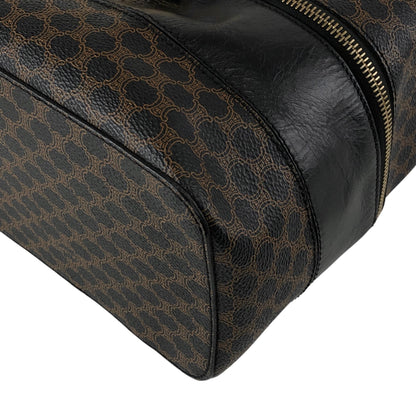 CELINE Macadam Handbag Vanity bag Black Vintage 3u4pwn