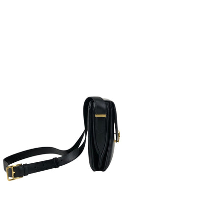 CELINE Blason Shoulder bag Black Vintage ad7eeu
