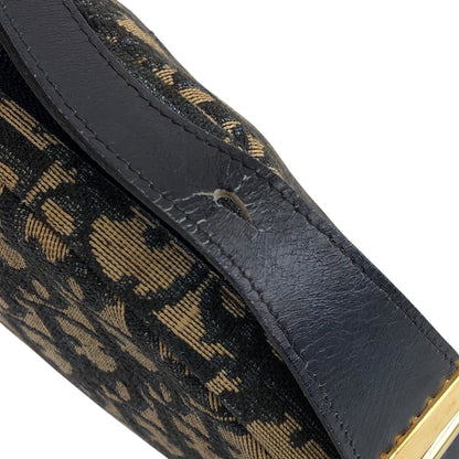 Christian Dior Trotter CD Logo 肩背包 海軍藍 復古 jwmwyf