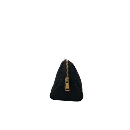 PRADA Logo  Small Handbag Pouch Black Vintage gnc6de