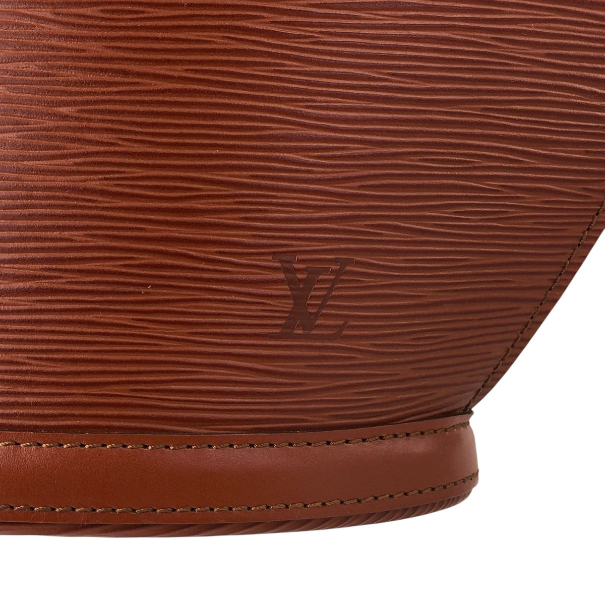 LOUIS VUITTON Epi Totebag Brown Vintage p6db2u