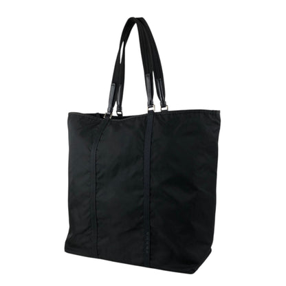 PRADA Tessuto Triangle Logo Totebag Black Vintage ehdcz6