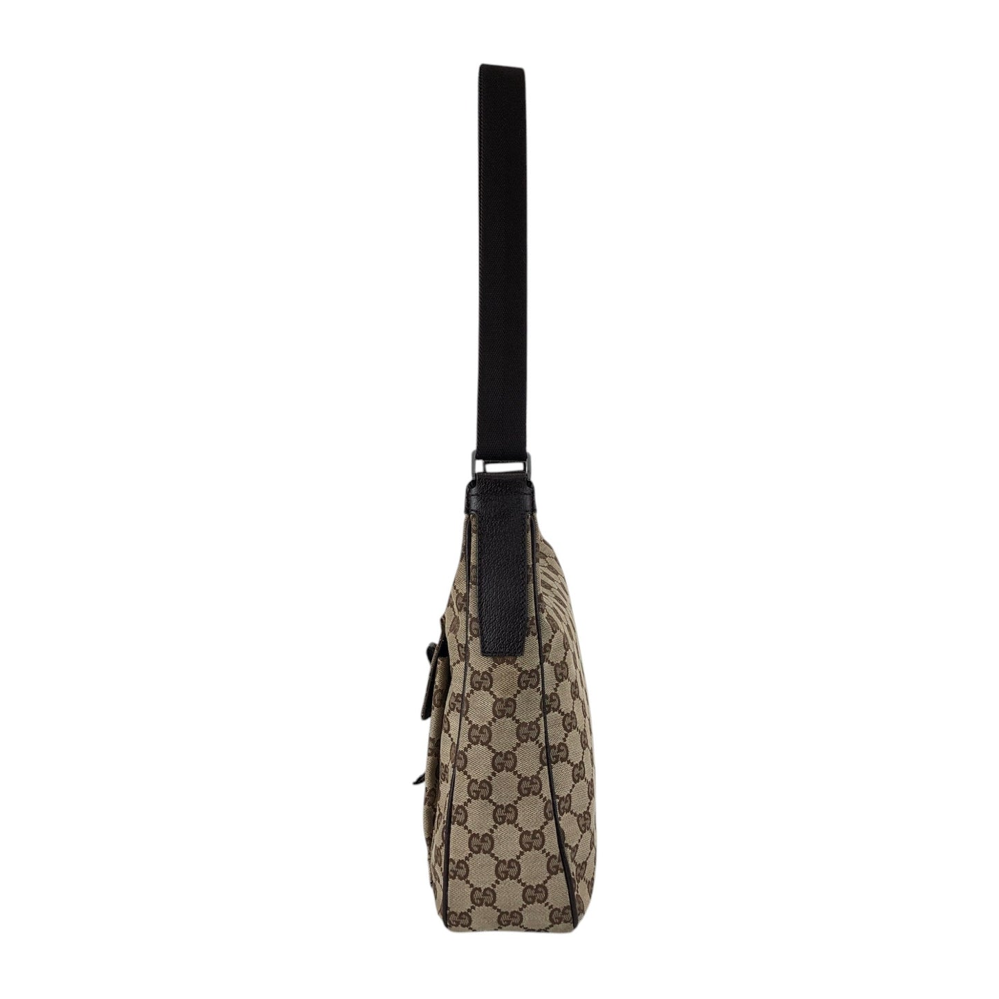 GUCCI GG Canvas Shoulder bag Brown Vintage arvcnf