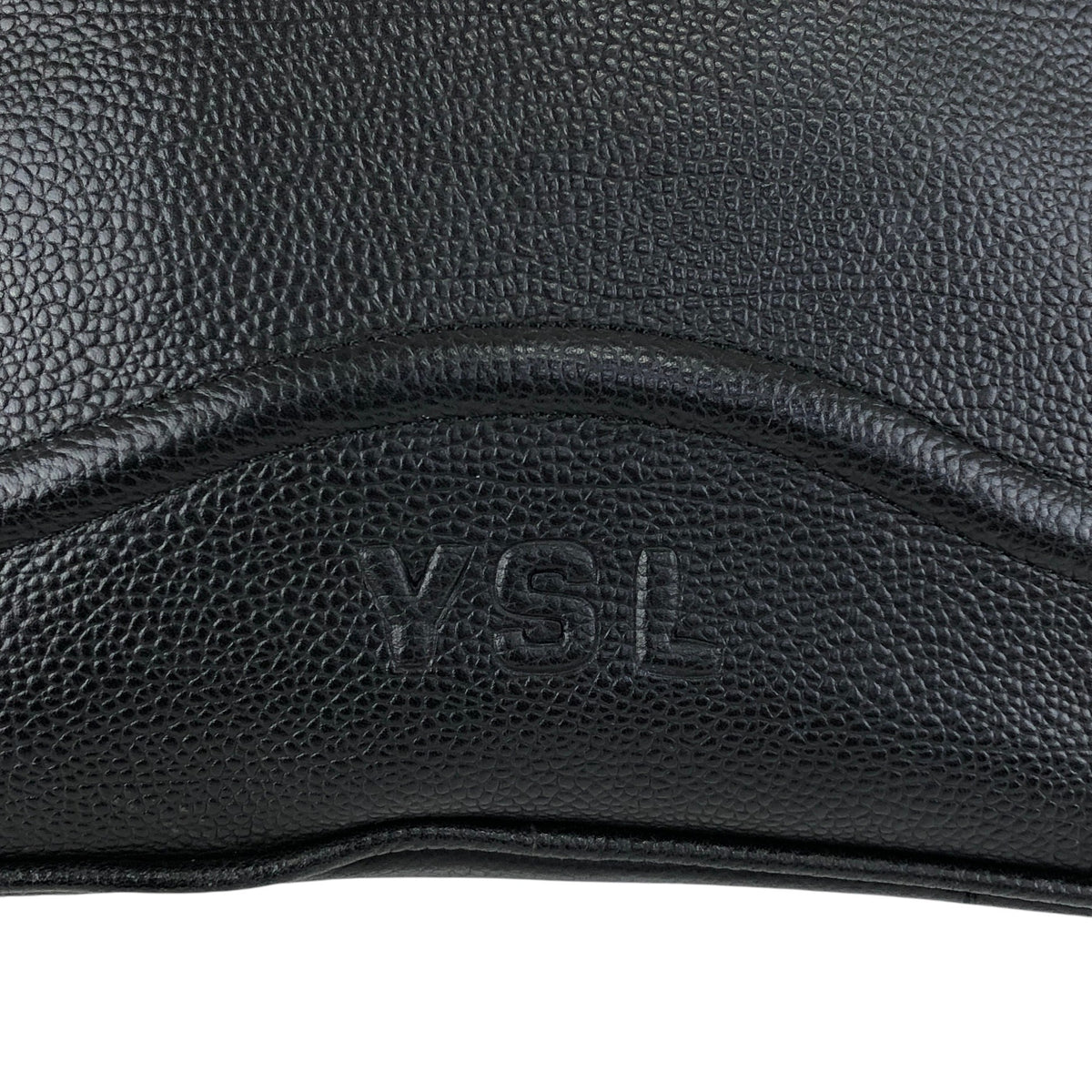 Yves Saint Laurent YSL Logo Handbag Black Vintage ygtkm5