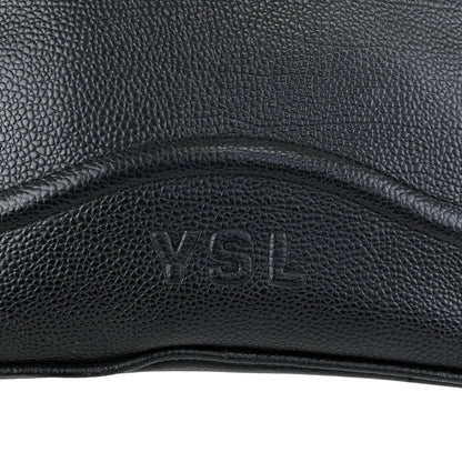 Yves Saint Laurent YSL Logo Handbag Black Vintage ygtkm5