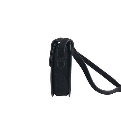 CELINE Horse Bit Shoulder bag Black Vintage yffeiu