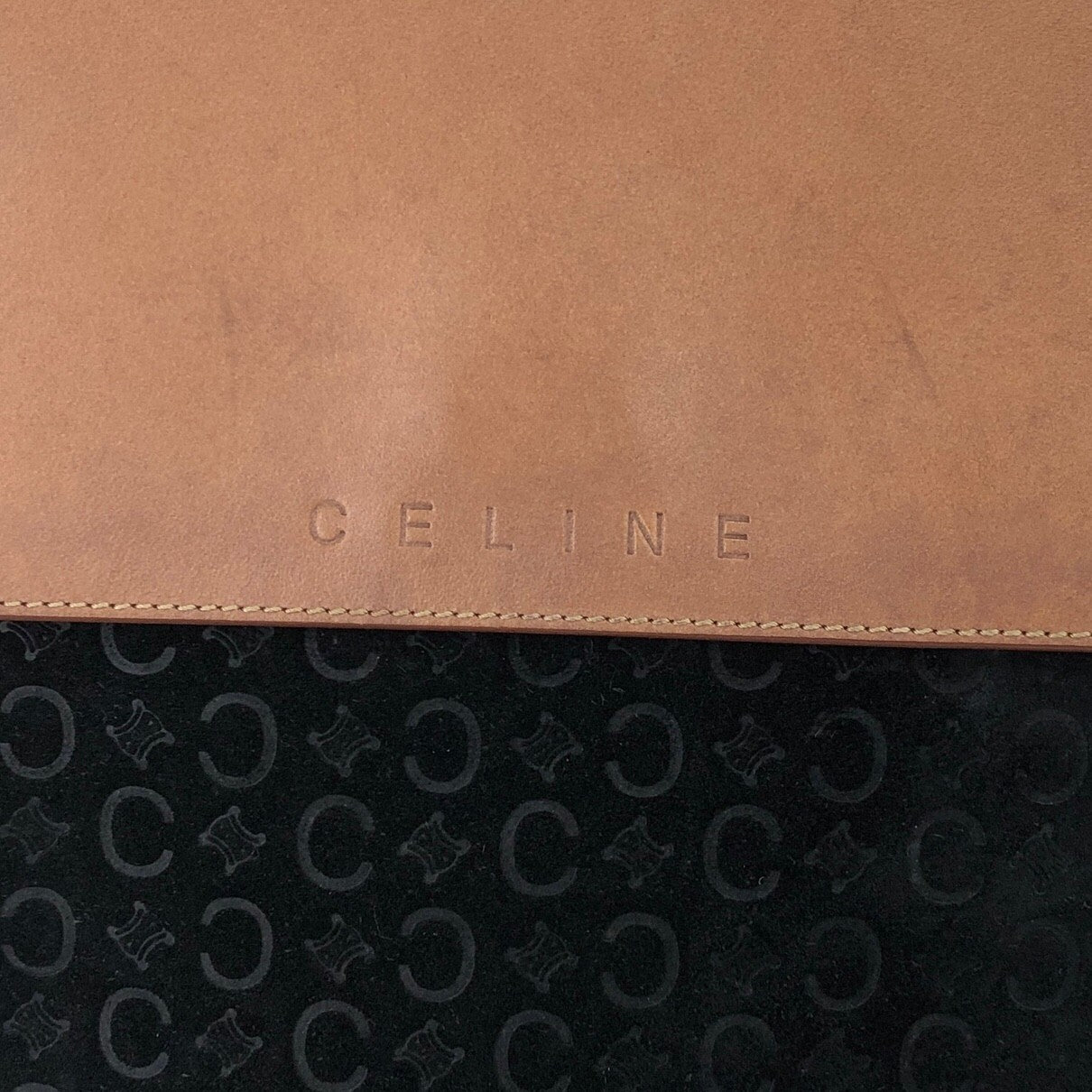 CELINE Charm Backpack Black Vintage wdhziz