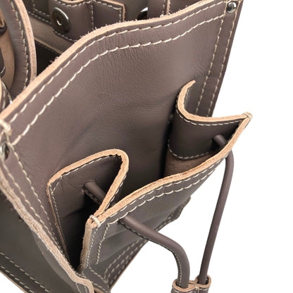 LOEWE Anagram Handbag Totebag Brown Vintage cgduag