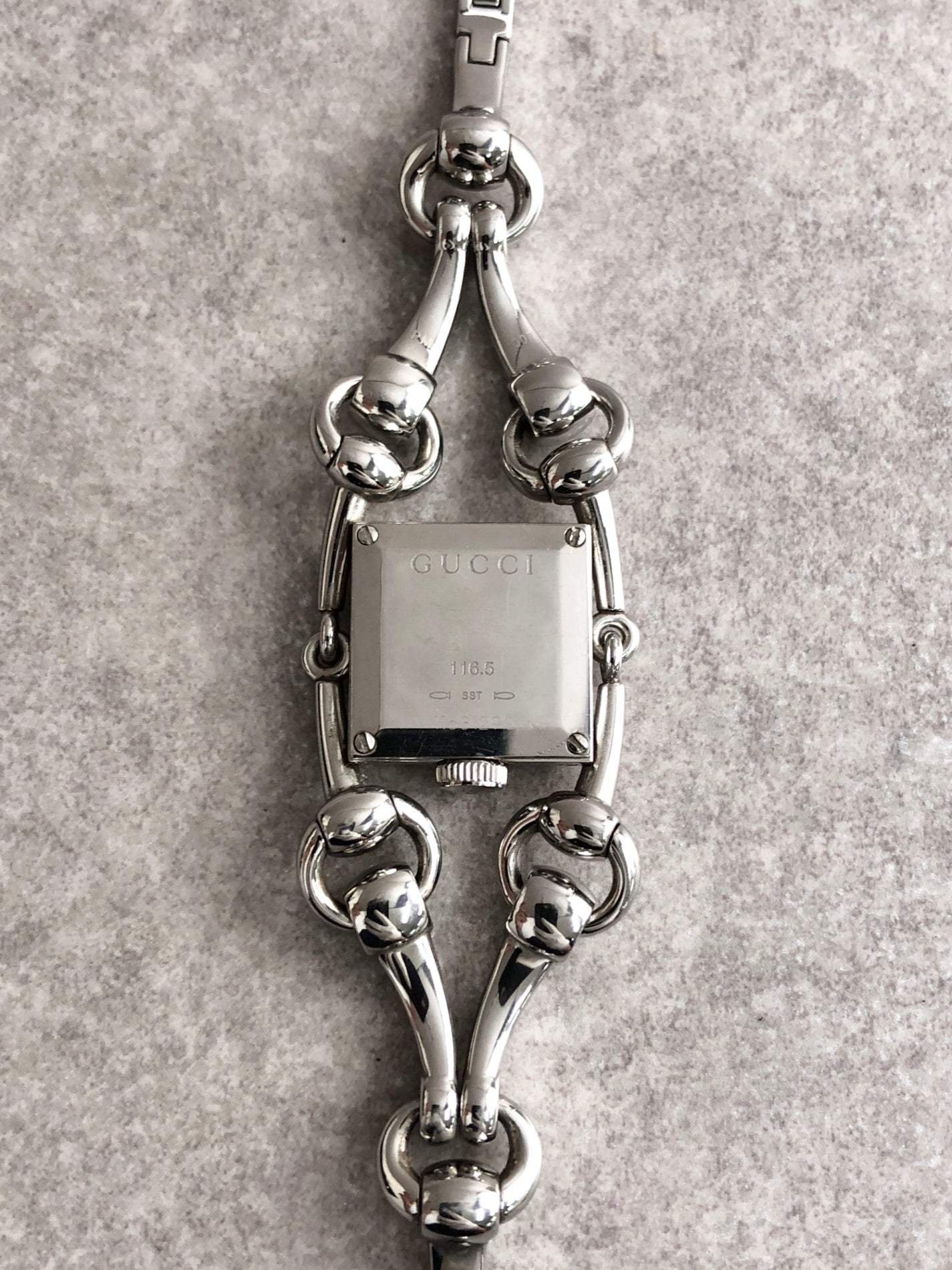 GUCCI Quartz Watch Silver Vintage 2vifvk