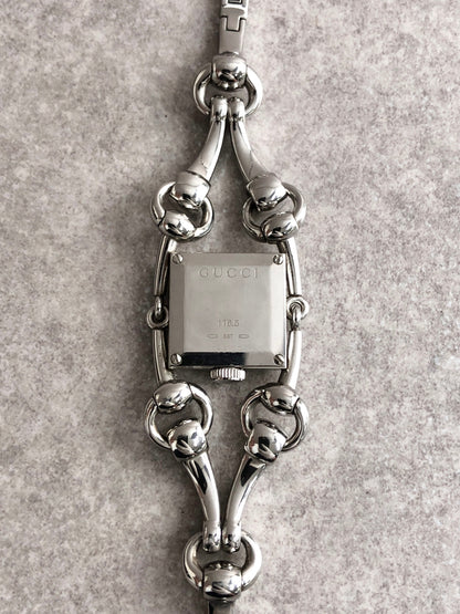 GUCCI Quartz Watch Silver Vintage 2vifvk