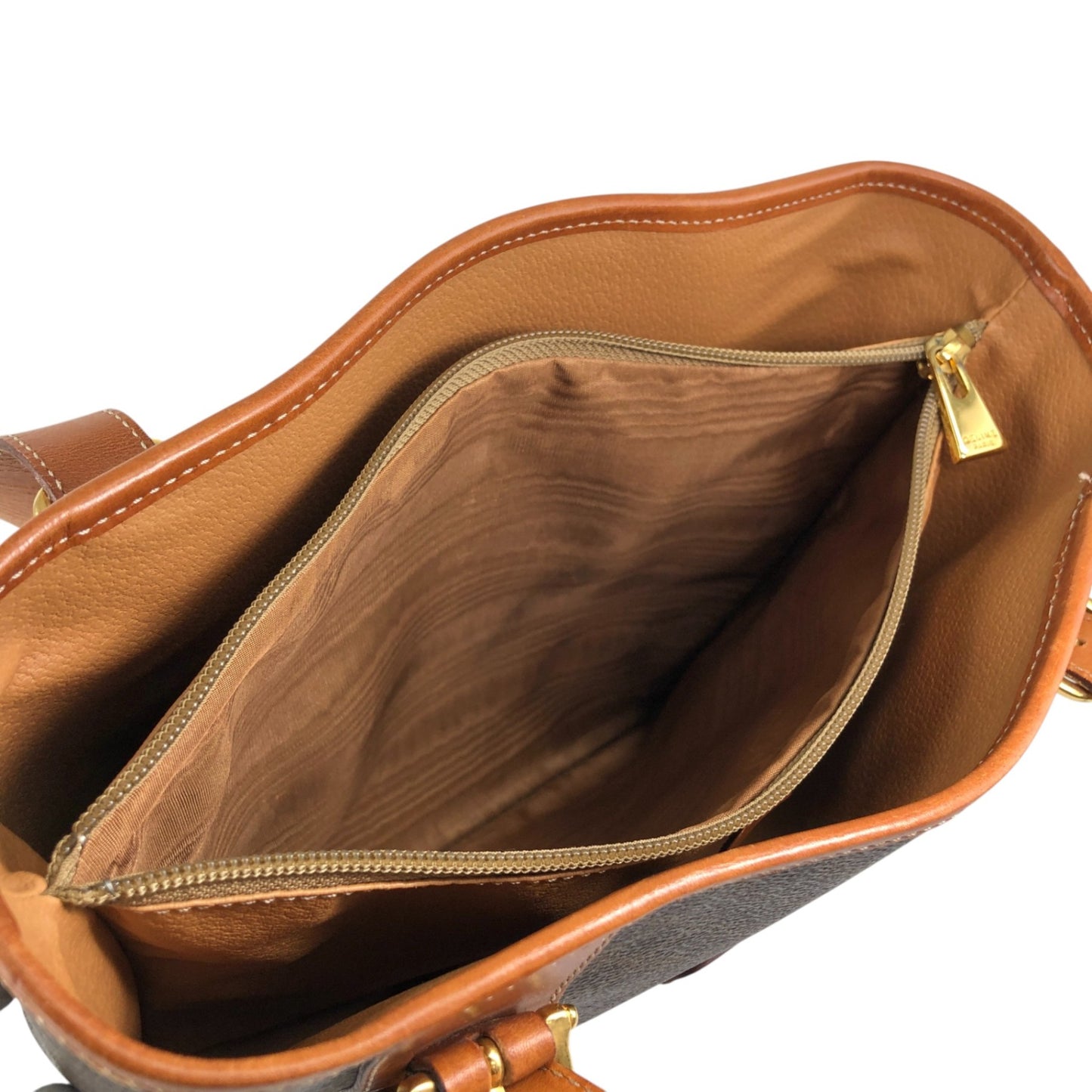 CELINE Macadam Blason Totebag Brown Vintage 53y3ej