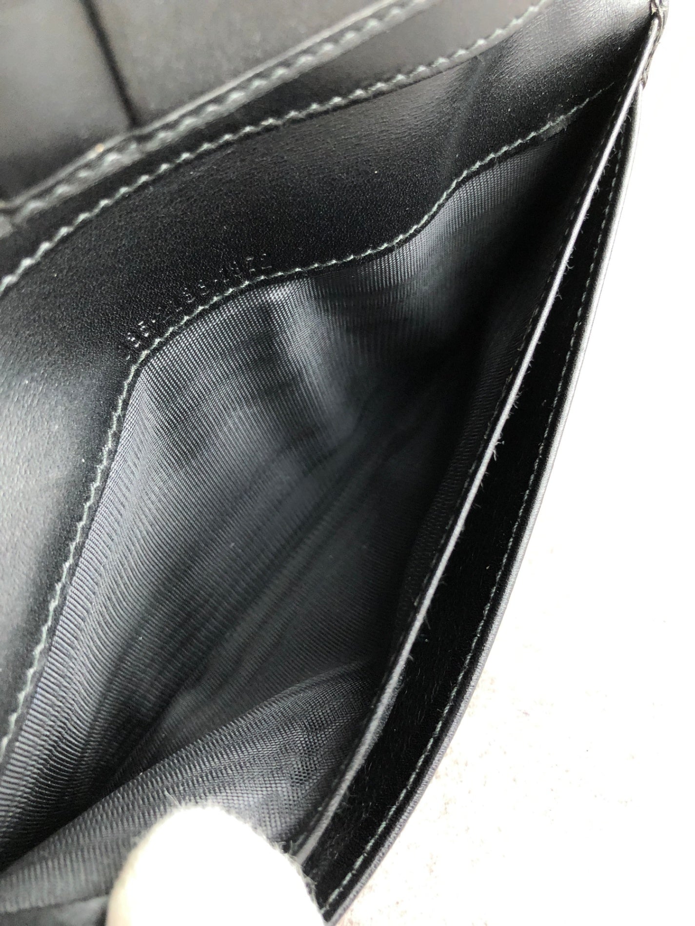 GUCCI Horse Bit Long Wallet Black Vintage 5m243v