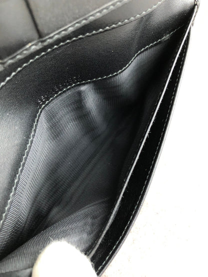 GUCCI Horse Bit Long Wallet Black Vintage 5m243v
