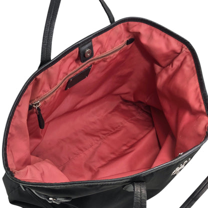 PRADA Logo Totebag Black Vintage tv4u47