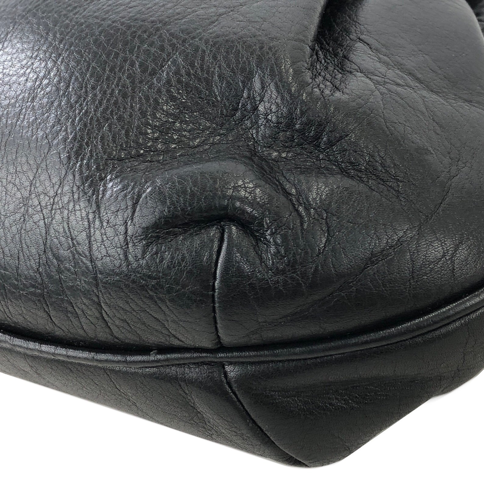 Real Leather Shoulder/Crossbody Bag BL