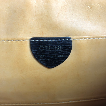 CELINE Gancini Shoulder bag Black Vintage 4xp2cr