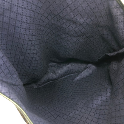 GUCCI Logo Pattern Suede Leather Totebag Black Vintage fpsx8s