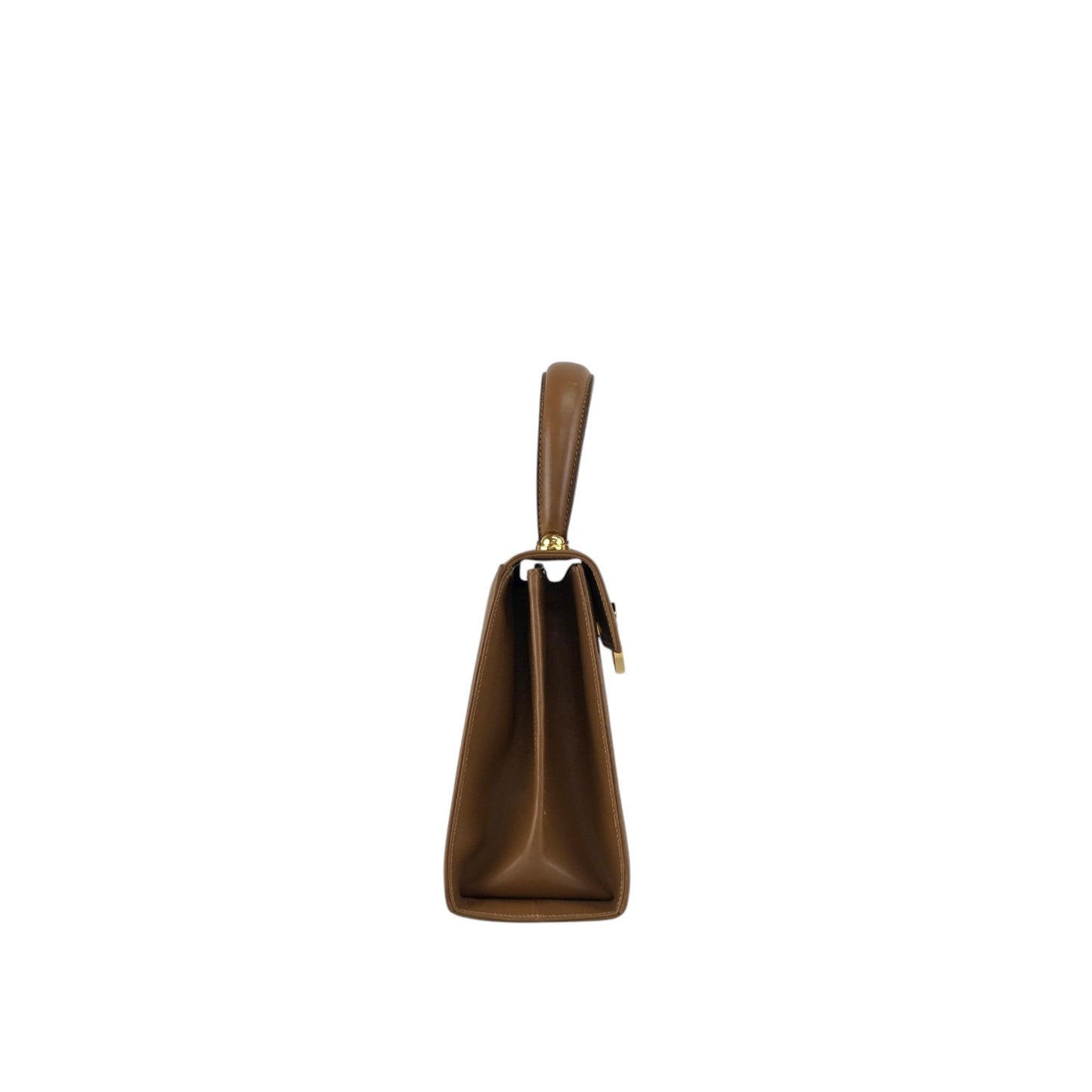Salvatore Ferragamo Gancini Two-way Handbag Shoulder bag Brown Vintage 6t6kdf