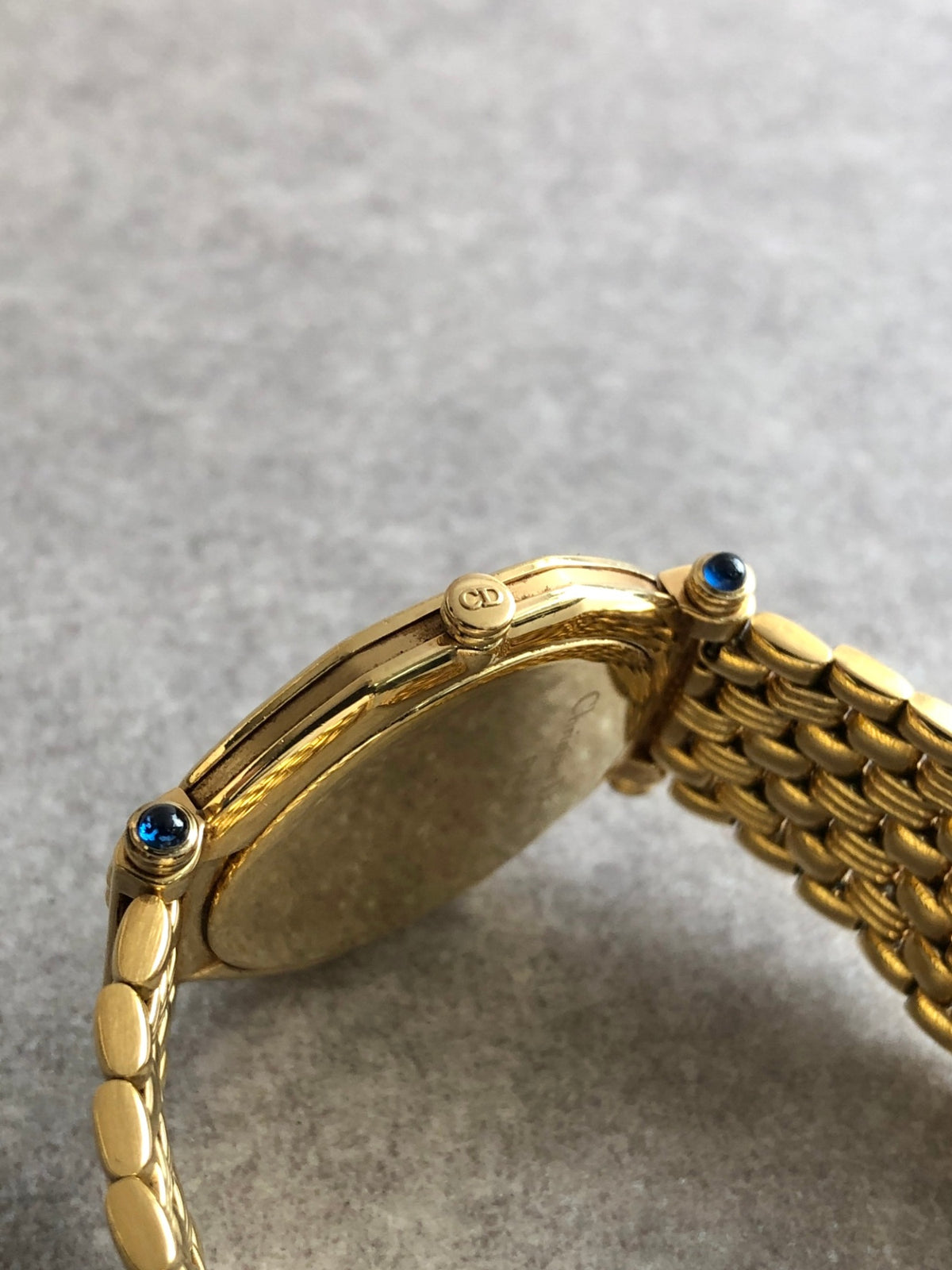 Christian Dior Quartz Watch Gold 63151 Vintage k6gker